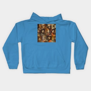 Rembrandt Paintings Mashup Kids Hoodie